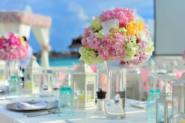 Wedding table centerpiece